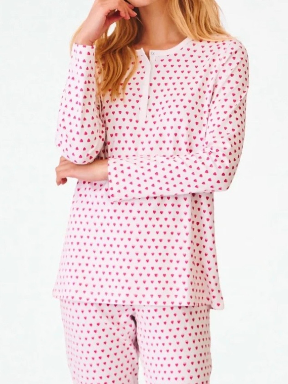 ROLLER RABBIT Hearts Pajama Top